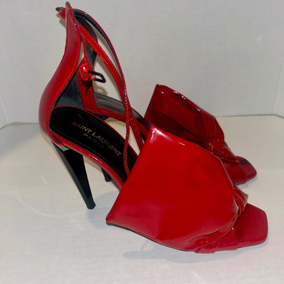 Yves Saint Laurent bow heels - Picture 1 of 5